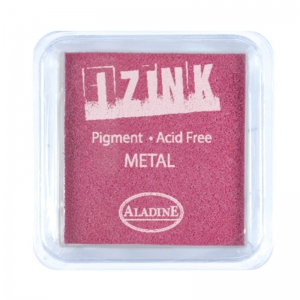 Inkpad Aladine Pigment Izink Metal Pink (n°19125) x1
