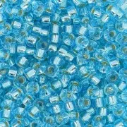 Miyuki Seed beads 11/0 18 - Silver Lined Aqua x8g