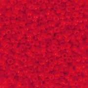 Miyuki Seed beads 15/0 407 - Opaque Vermillion Red x8g