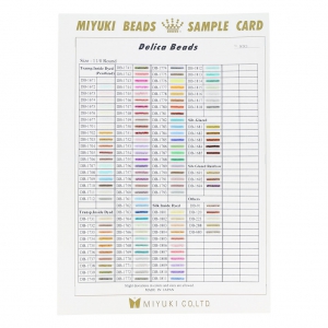 Color chart Miyuki Delica 11/0 (n°893) - Inside Dyed