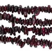 5–8 mm gemstone bead - Garnet x80 cm