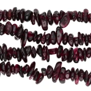 5–8 mm gemstone bead - Garnet x80 cm