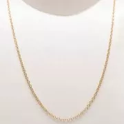 Tour de cou maille ovale 2.6 mm Magical Summer 60 cm doré