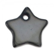 Mother-of-Pearl star-shaped Sequins 12mm Cinnamon/Grey x10|raw }}