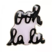 Metal and epoxy resin Pins Magical Summer 21mm Ooh La La