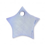 Mother-of-Pearl star-shaped Sequins 12mm pale Mauve x10|raw }}