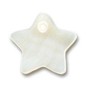 Mother-of-Pearl star-shaped Sequins 12mm Natural x10|raw }}