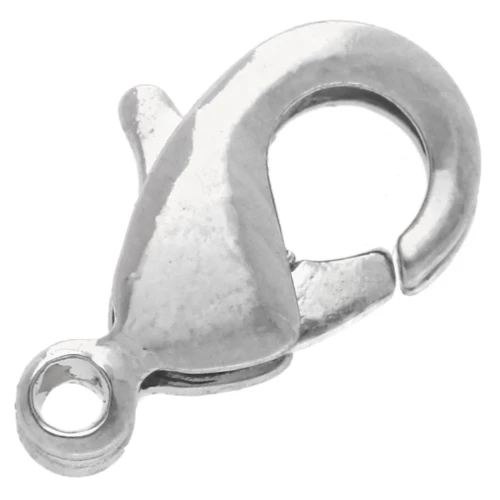Rhodié lobster clasp 9.5mm x1