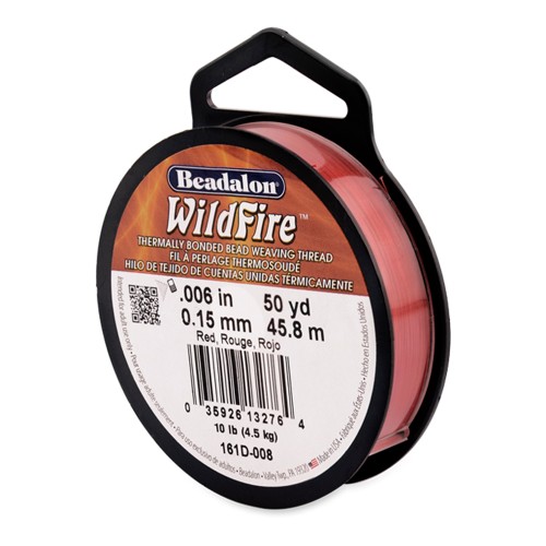 WildFire Nylon thread 0.15mm Red x 45.8m