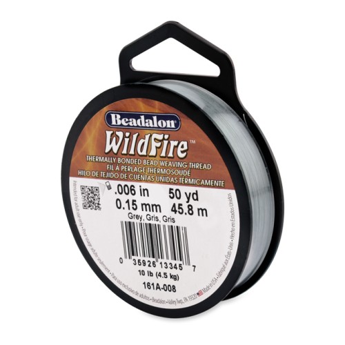 WildFire Nylon thread 0.15mm Grey x 45.8m