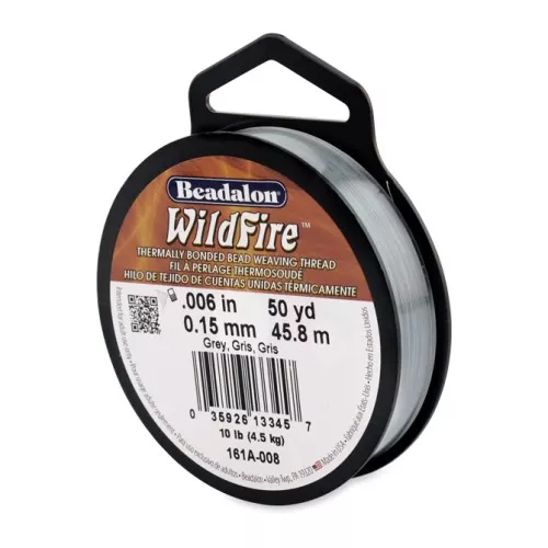 WildFire Nylon thread 0.15mm Grey x 45.8m