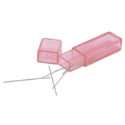 10 rigids beading needles Wildfire size 13 with case 28.5 mm|raw }}