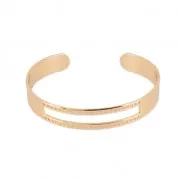 Bracelet for Miyuki bead weaving 10x155 mm  Rose Gold Tone x1