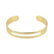 Bracelet for Miyuki bead weaving 10x155 mm Gold Tone x1