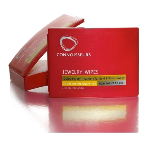 Connoisseurs cleaning wipes 76x89 mm pour for silver and gold jewelery x25