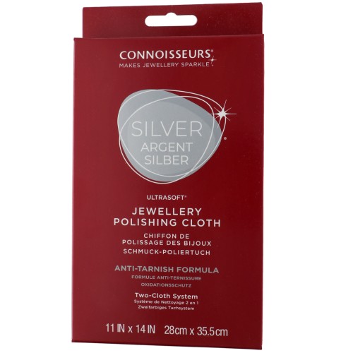 Connoisseurs Ultrasoft Professional polishing cloth 279x355 mm for silver jewelry