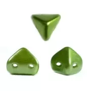 Glass beads Super-Khéops® by Puca® 6 mm Pastel Olivine x10g