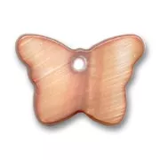 Mother-of-Pearl butterfly-shaped Sequins 14x20mm Brown x10