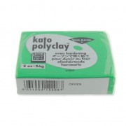 Polymer clay Kato Polyclay  56 gr Green (n°208)|raw }}