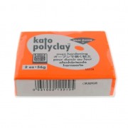 Polymer clay Kato Polyclay  56 gr Orange (n°202)