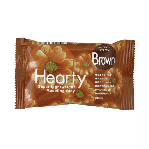 Self-hardening ultra-light Padico clay Hearty Brown x50g