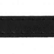 Plastic bag strap with 10 mm stitching Black x 1m