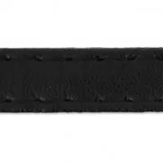 Plastic bag strap with 10 mm stitching Black x 1m
