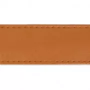 Synthetic bag strap with 25 mm stitching Camel x 50cm