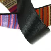 Bag strap with ethnic pattern and synthetic lining 25 mm Navajo x 50cm