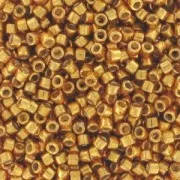 Miyuki Delica Duracoat 11/0 DB1833 - Galvanized Yellow Gold package of 100g