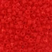 Miyuki Delica 11/0 DB0727 - Opaque Vermillion Red, 100 g