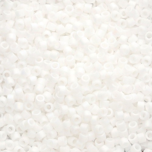 Miyuki Delica 11/0 DB0351 - Opaque White AB Matte x 100 g