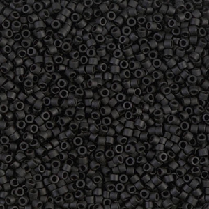 Miyuki Delica 11/0 DB0310 - Matte Black x 100 g