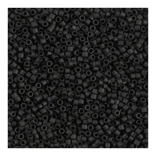 Miyuki Delica 11/0 DB0310 - Matte Black x 100 g