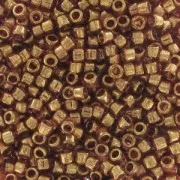 Miyuki Delica 11/0 DB0115 - Dark Topaz Gold Luster  paquet de 100g
