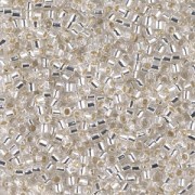 Miyuki Delica 11/0 DB0041 - Crystal Silver Lined x 100 g