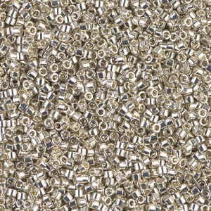 Miyuki Delica 11/0 DB0035 - Galvanized Silver Metallic, 100 g