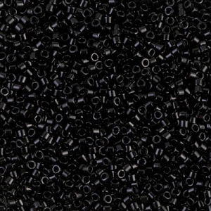Miyuki Delica 11/0 DB0010 - Black, 100 g