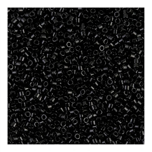 Miyuki Delica 11/0 DB0010 - Black, 100 g