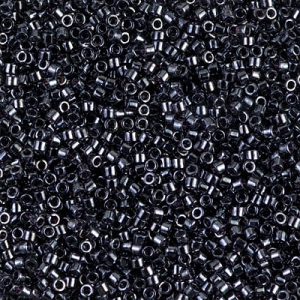 Miyuki Delica 11/0 DB0001 - Gunmetal x 100 g