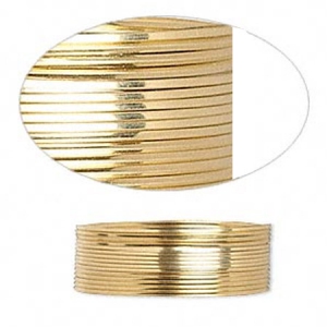 Gold Filled squarred Wire dead soft 0.90mm x1.5m