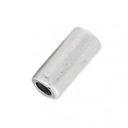 Bead big hole carved 10x5 mm Old Silver Tone x1|raw }}