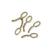 Small bronze pendant attachment for metal clay x1