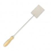 Large stainless steel spatula with wooden handle for Prometheus KILN|raw }}