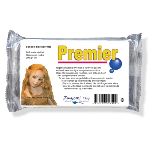 Padico self-hardening clay special doll Premier White x300g