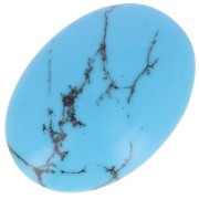 Oval cabochon 18x13mm Synthetic Turquoise