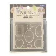 Padico Silicone mold for polymer and self-hardening clay Cabochon/Bijoux