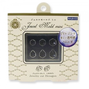 Padico Silicone mini mold for polymer clay/clay/resin UV cabochon Hexagon