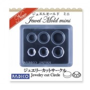 Padico Silicone mini mold for polymer clay/clay/resin UV cabochon Round|raw }}