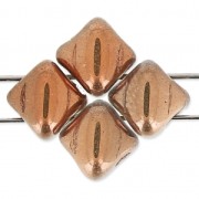 Silky Bead Dia 5x5mm Crystal Capri Gold x50|raw }}